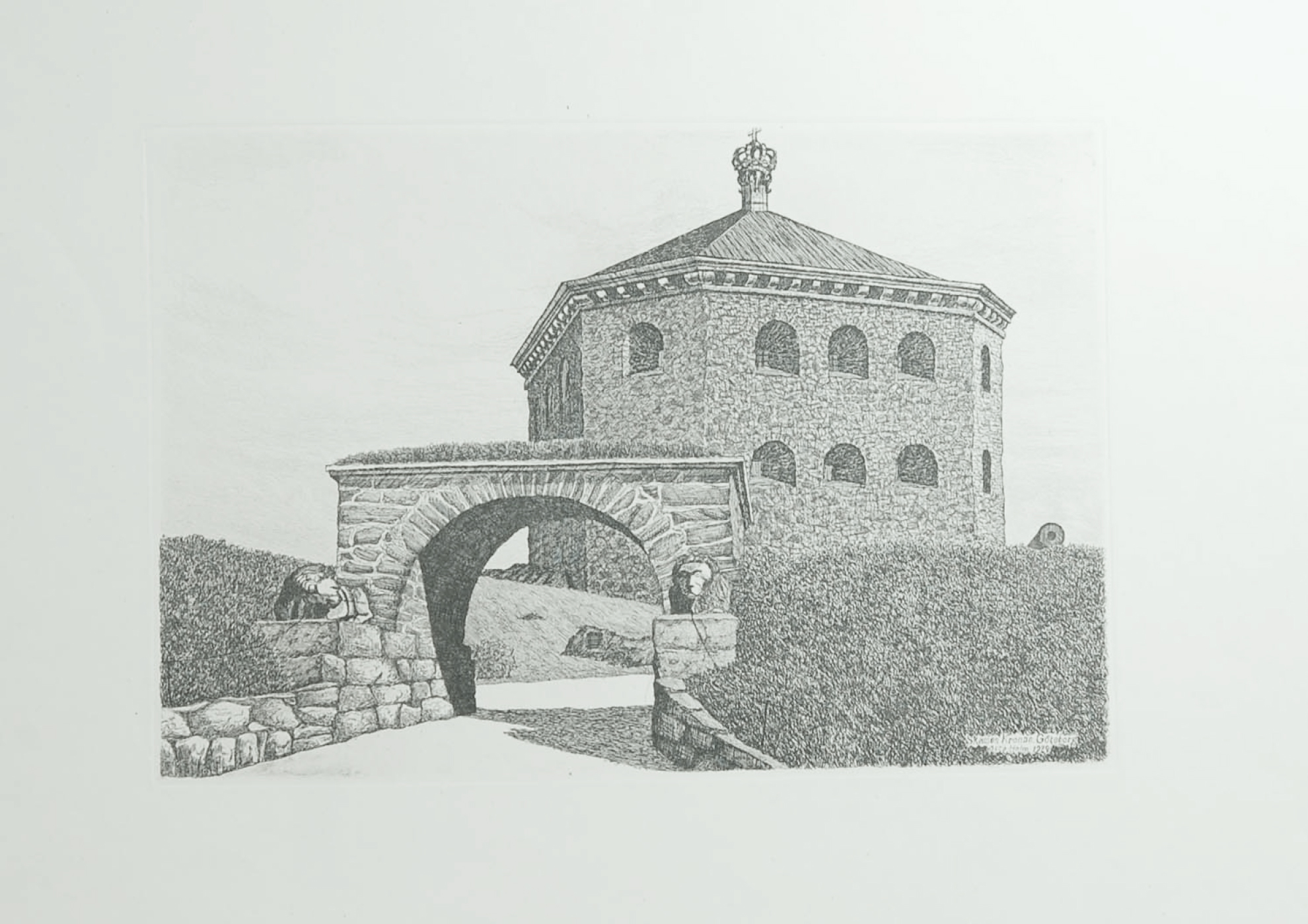 Illustration of Skansen Kronan